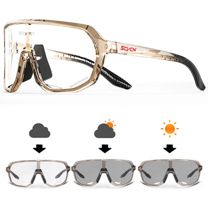 Men Bike Photochromic Glasses Cycling Sunglasses for Women Sports