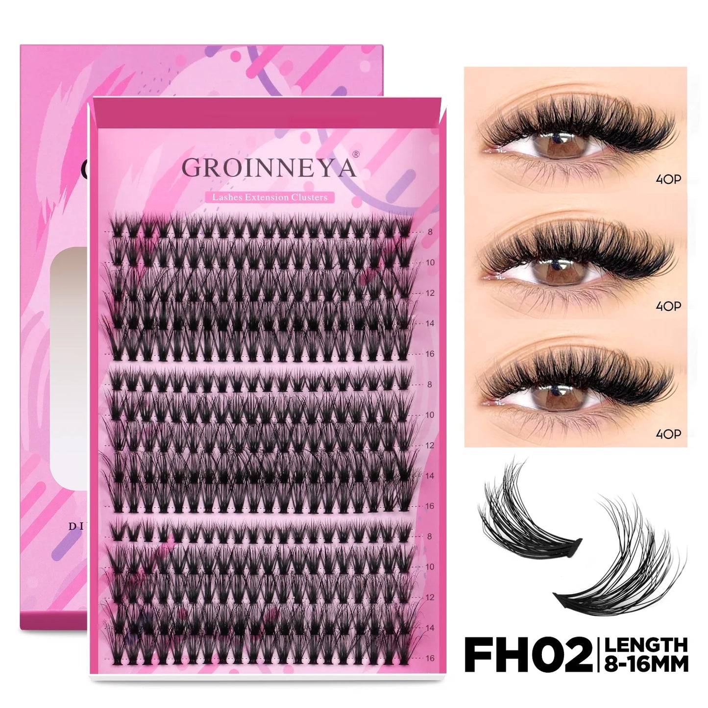 GROINNEYA DIY Lash Extension Kit