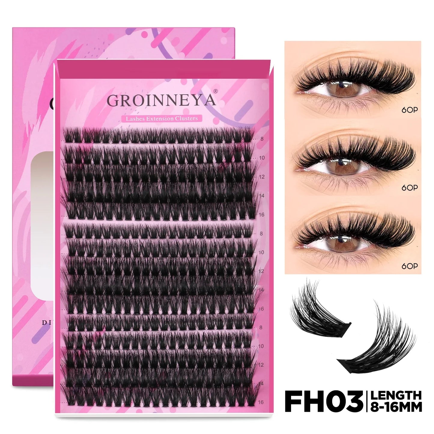 GROINNEYA DIY Lash Extension Kit